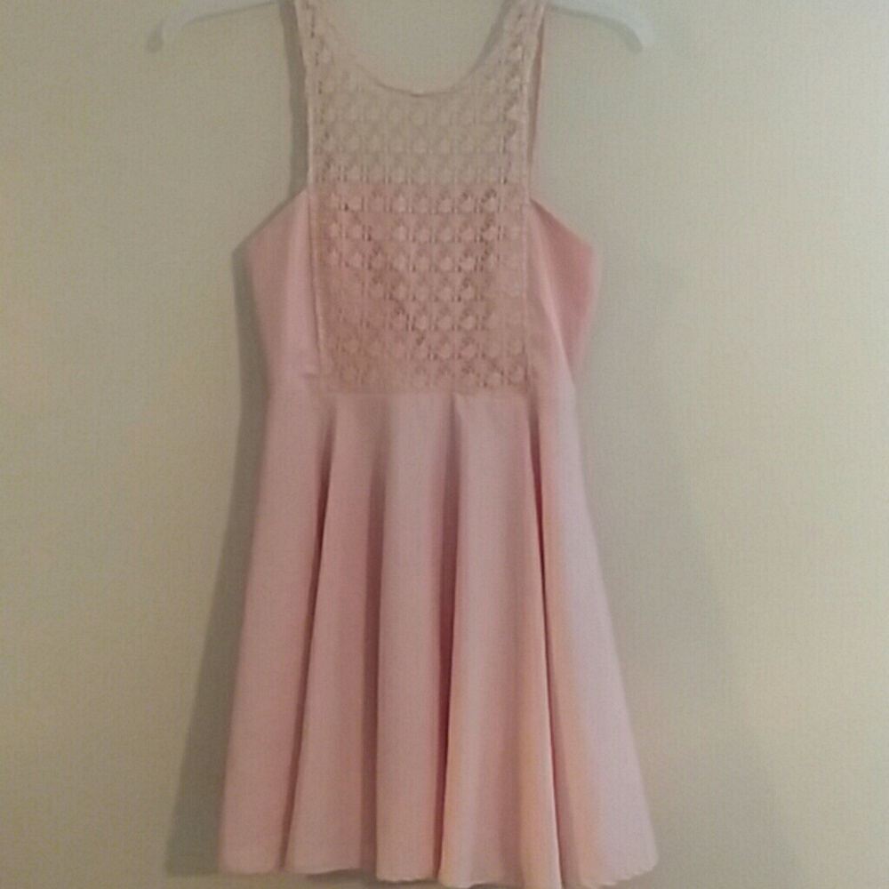 Cute peachy lace dress